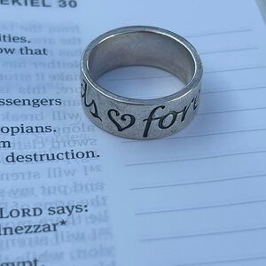 James Avery Silver Retired Forever Ring